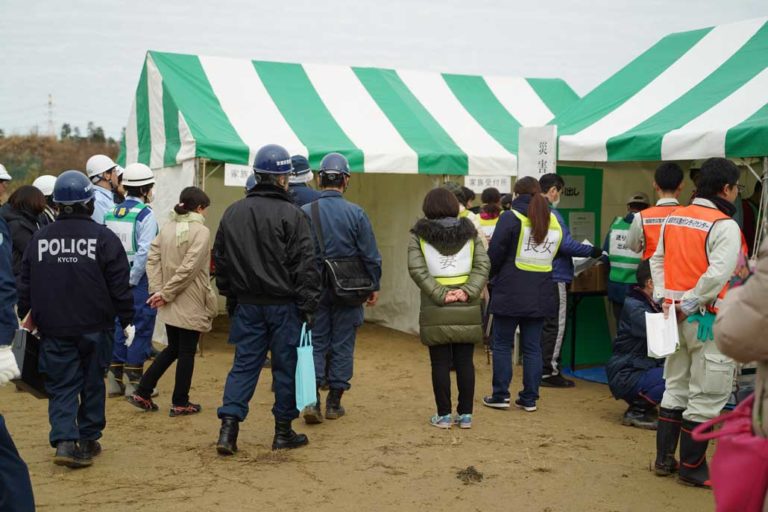 2020年1月26日、（仮称）京都城陽プレミアム・アウトレット建設予定地で「城陽市総合防災訓練」が行われました！南海トラフを想定【フォト