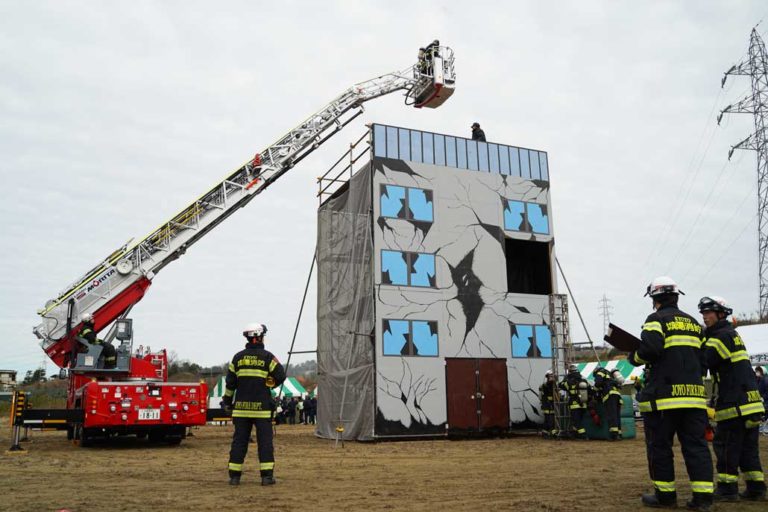 2020年1月26日、（仮称）京都城陽プレミアム・アウトレット建設予定地で「城陽市総合防災訓練」が行われました！南海トラフを想定【フォト