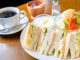 「山村珈琲工房」サンドイッチトーストのサラダセット画像