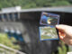 天ヶ瀬ダムとダムカードの画像