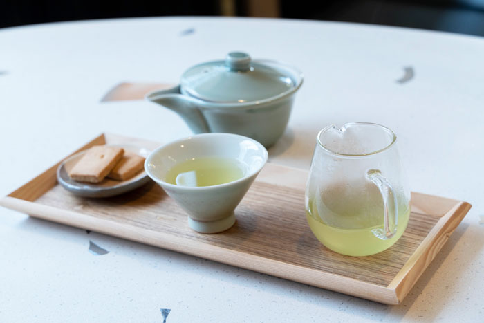 「日本茶とジェラート かめうさぎ」　日本茶の画像２