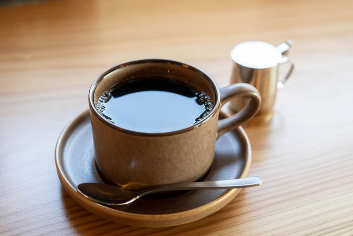 「喫茶ネコトマメ」ホットコーヒーの画像