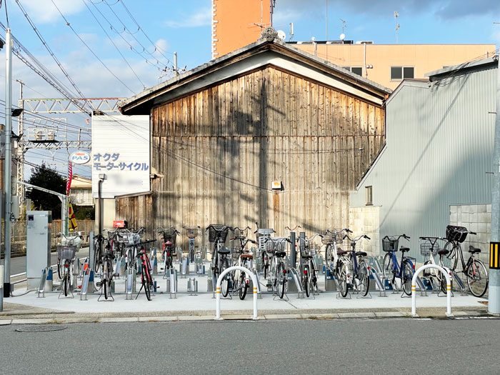 「サイクルドットコム 寺田駅前 駐輪所」の画像