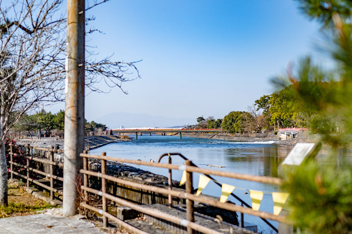 宇治川と朝霧橋の画像
