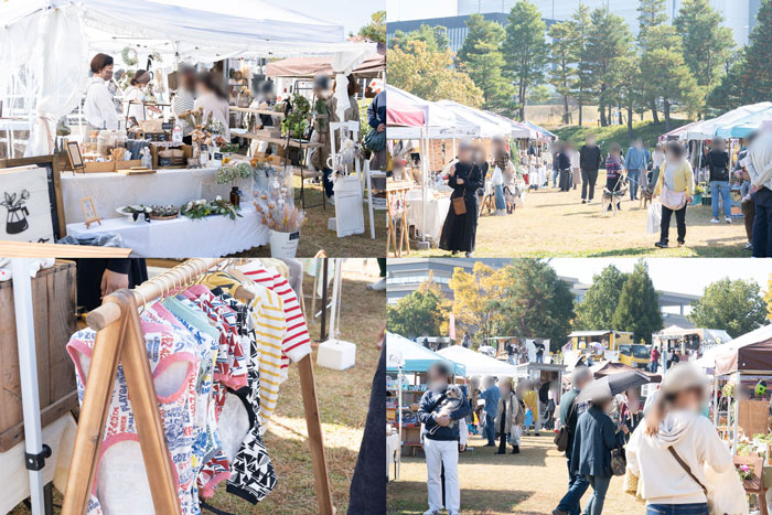 「ポケットマルシェ」会場の雰囲気の画像