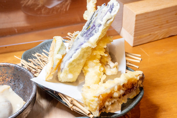 食う菜定食の天ぷら画像