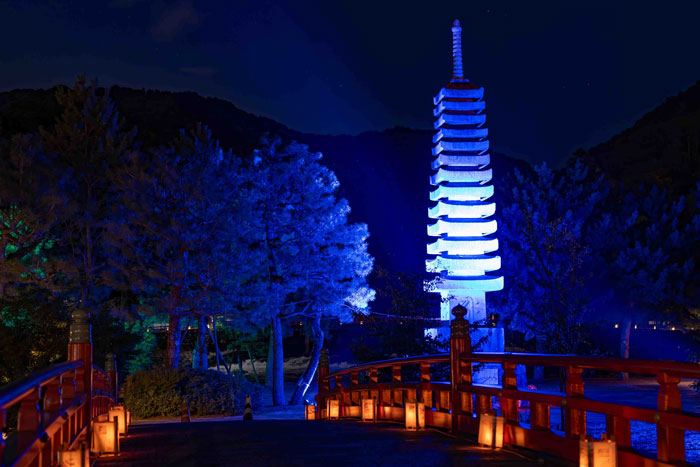 「京の七夕 in Uji」塔の画像