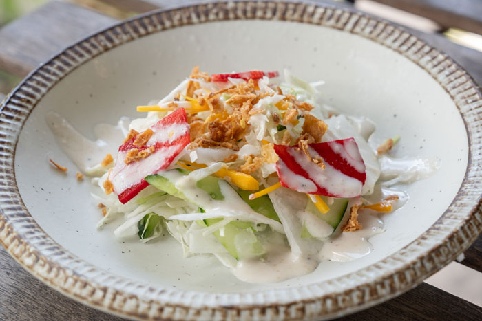 「炭焼き肉と京の野菜 Nico」ランチのサラダ画像