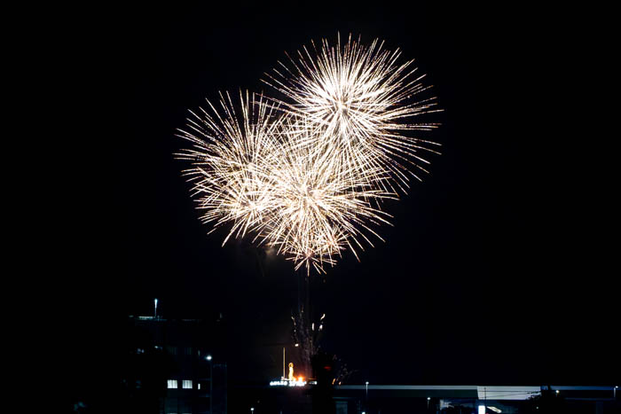 ２０２４年８月１６日の花火の画像１