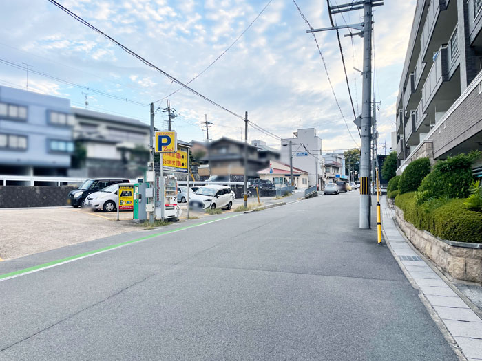 JR小倉駅の近くにコンビニエンスストアができる予定の場所画像