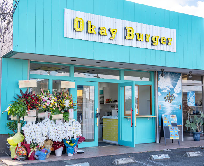 ハンバーガーショップ「Okay Burger」外観画像１