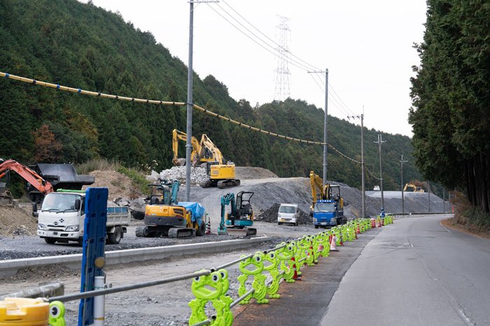 宇治田原側　主要地方道宇治木屋線（犬打峠）鷲峰山トンネルの画像２