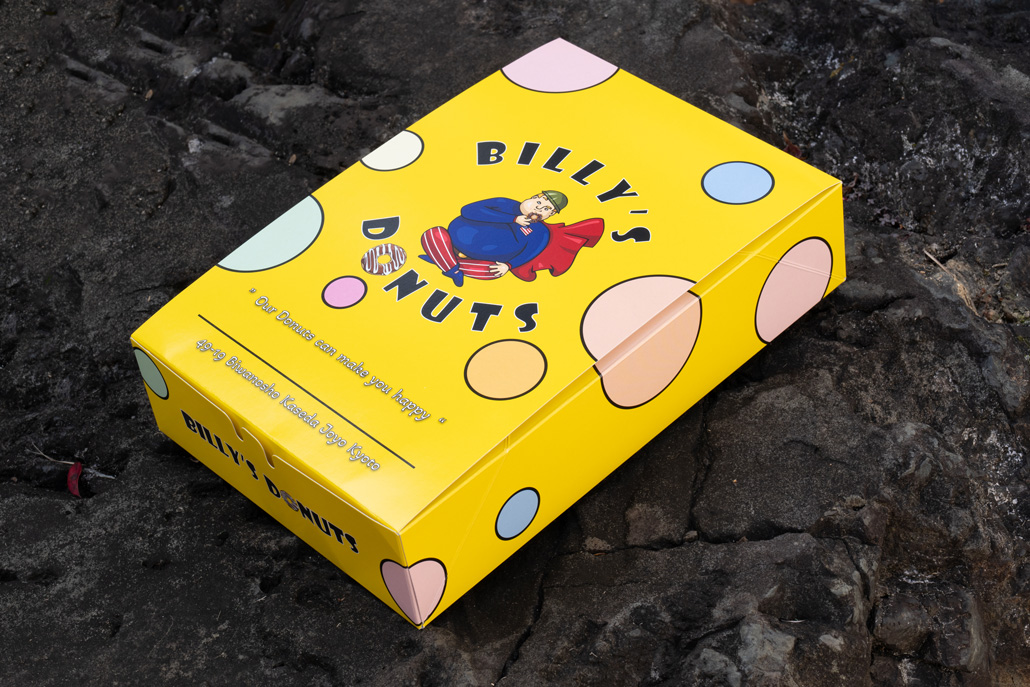 生ドーナツ専門店「Billy’s donuts」　箱の画像