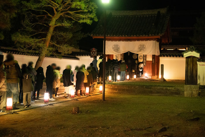 萬福寺の除夜の鐘の画像