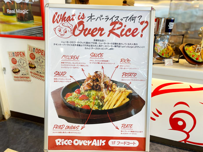 オーバーライス専門店「Rice Over Alls（ライスオーバーオールズ）」の説明画像