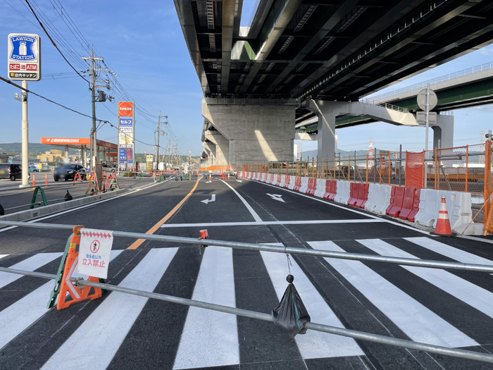 国道２４号線の「寺田金尾～寺田庭井」区間　北側ルールの画像