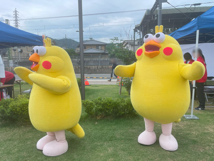 イベント会場のキャラクターの画像