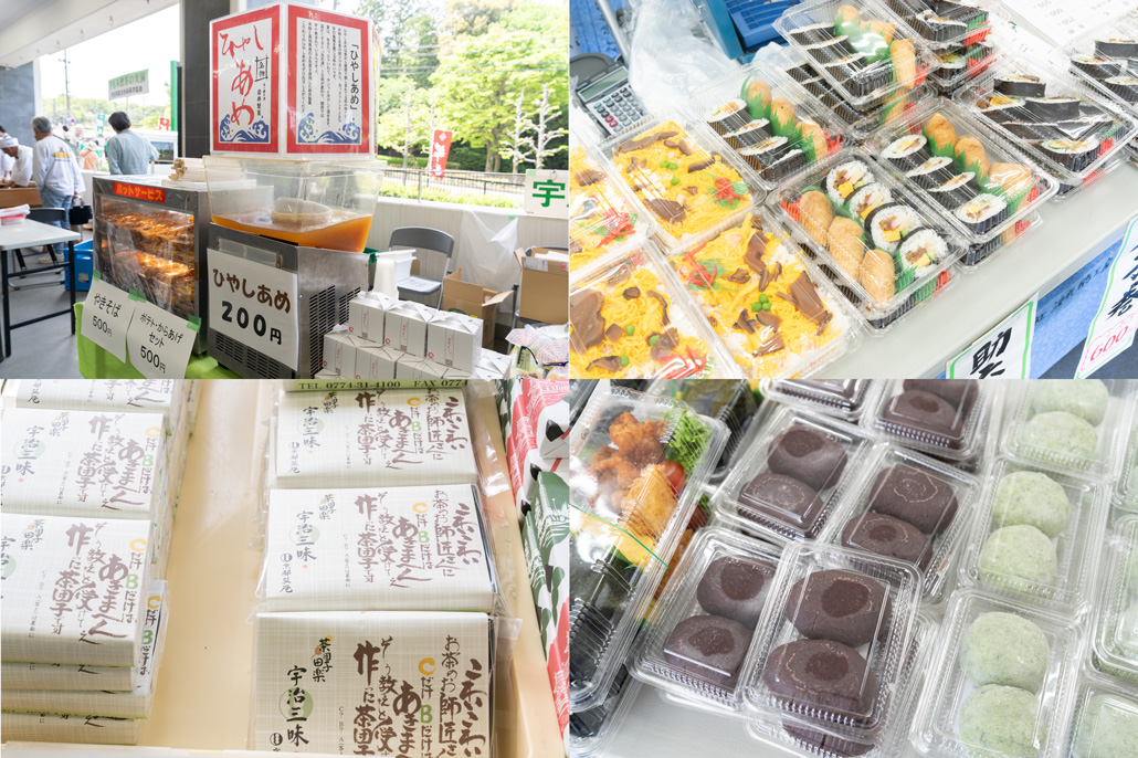 出店などの様子の画像