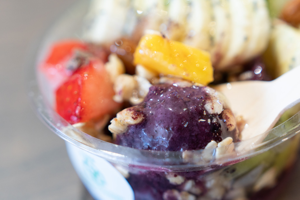 「GreenOcean Cafe」のアサイーボウル画像３