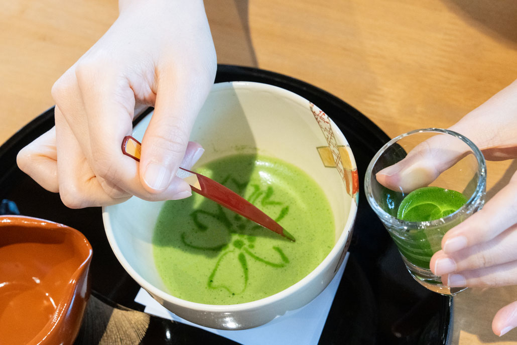 匠の館　抹茶アート1つ目の画像