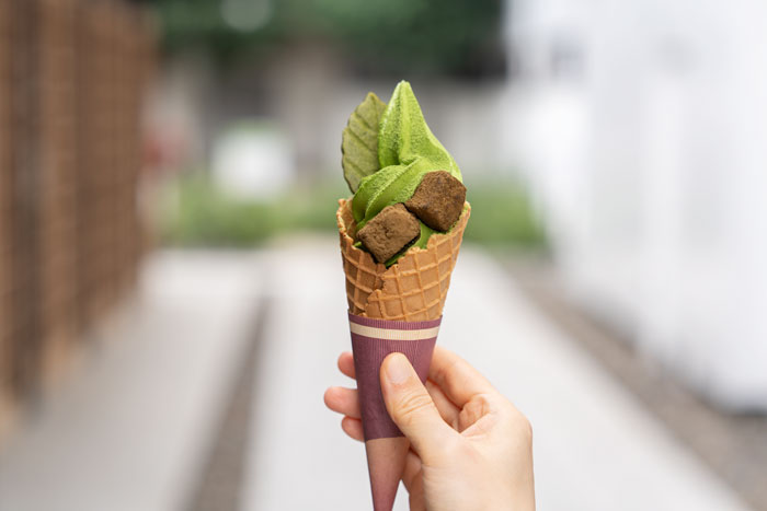 福寿園「抹茶ソフトクリーム」の画像