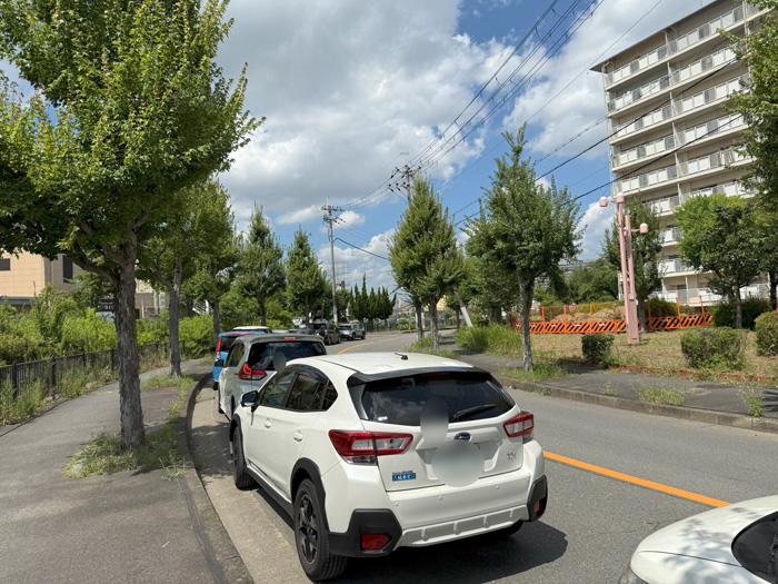 ロピアの駐車場付近の画像