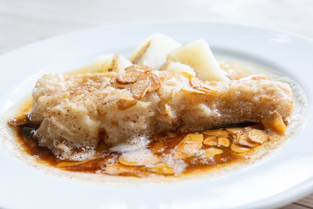 「ビストロ de ナカガワ」のBランチのメイン「白身魚のムニエル・アーモンド風味」の画像２