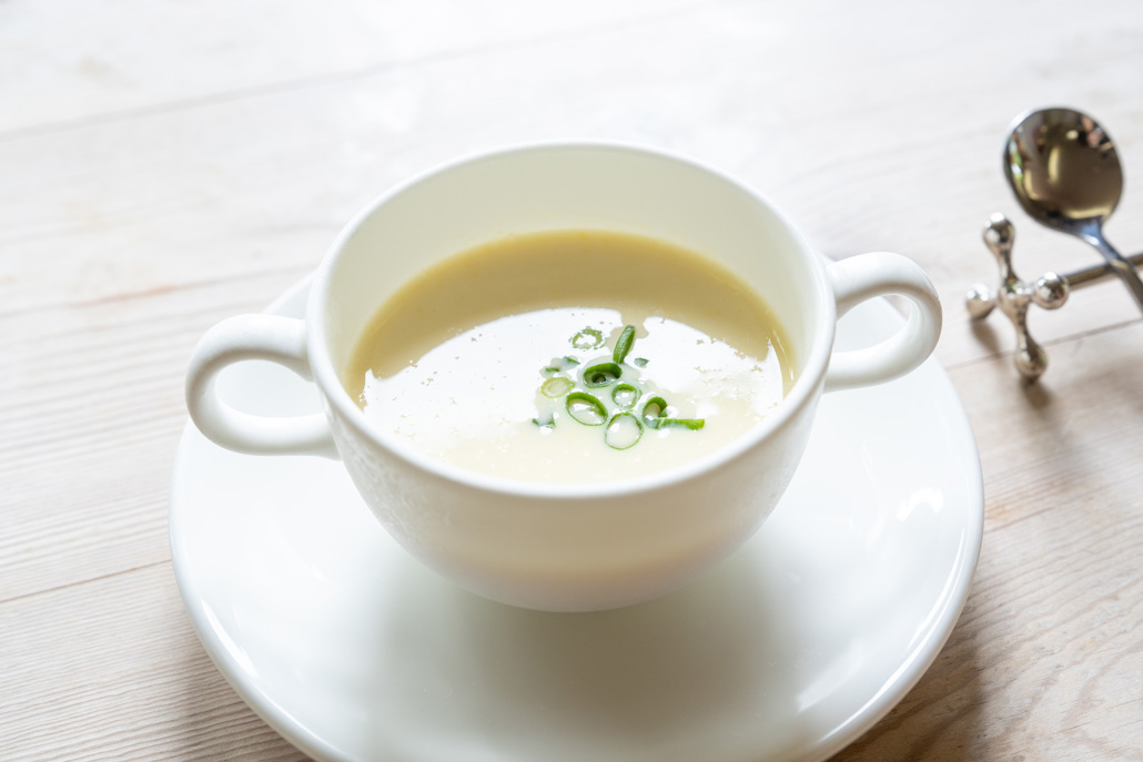 「ビストロ de ナカガワ」のBランチのポタージュ画像