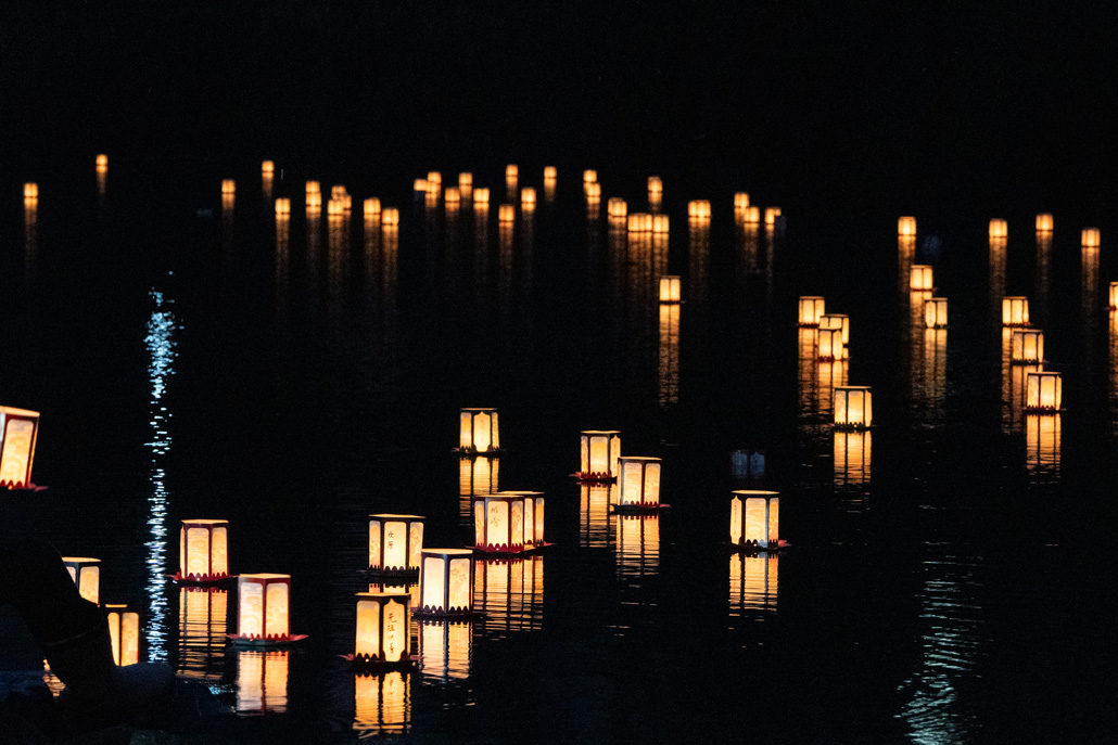 笠置町の「灯ろう流し」の画像２