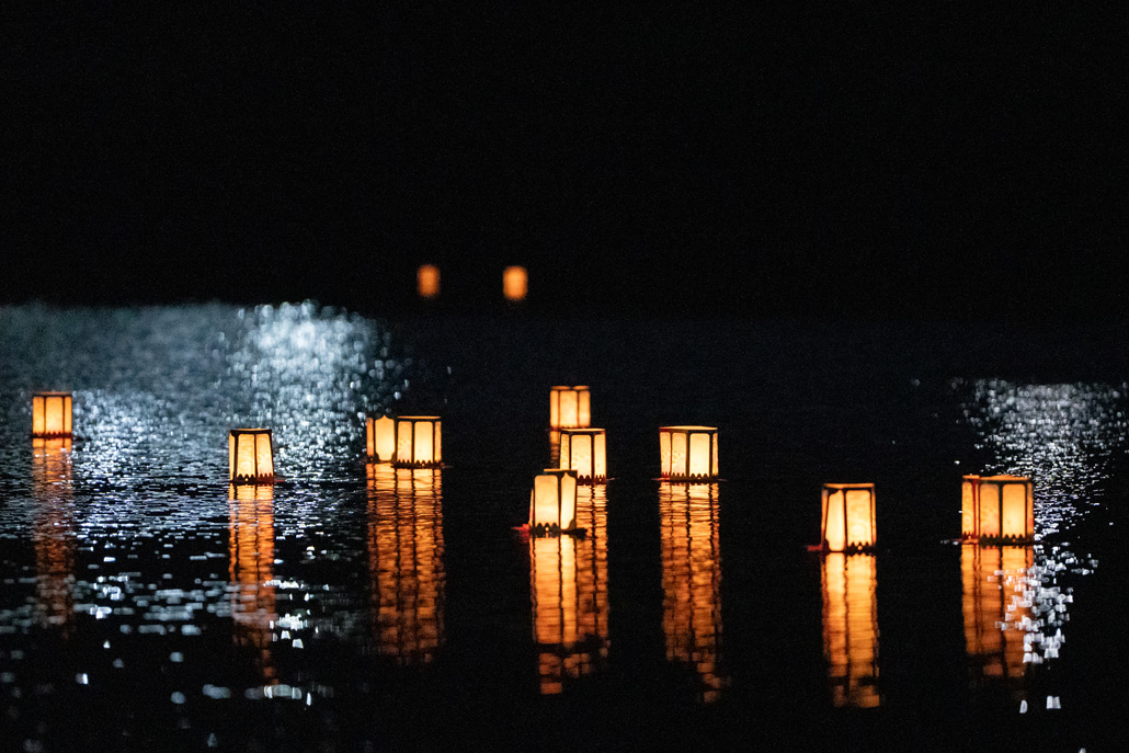 笠置町の「灯ろう流し」の画像３