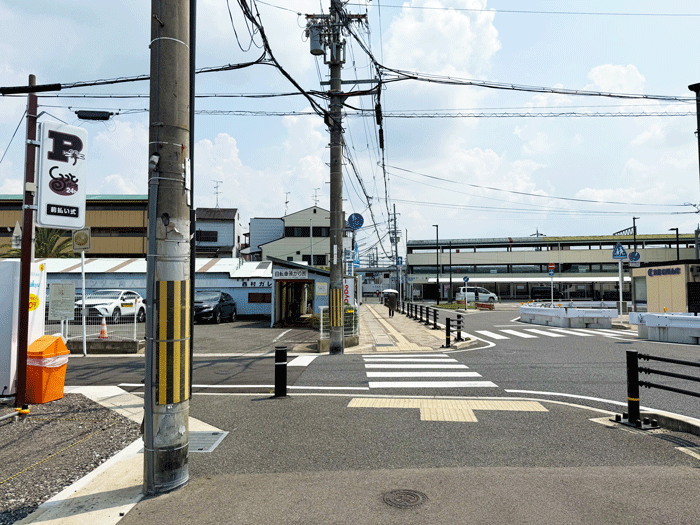 「くるっとパーク 近鉄寺田駅西」前の通りの画像