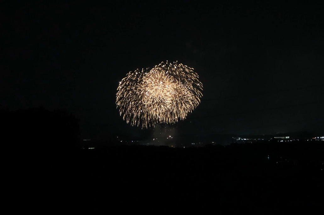 「木津川市市民まつり 2025」の花火画像１