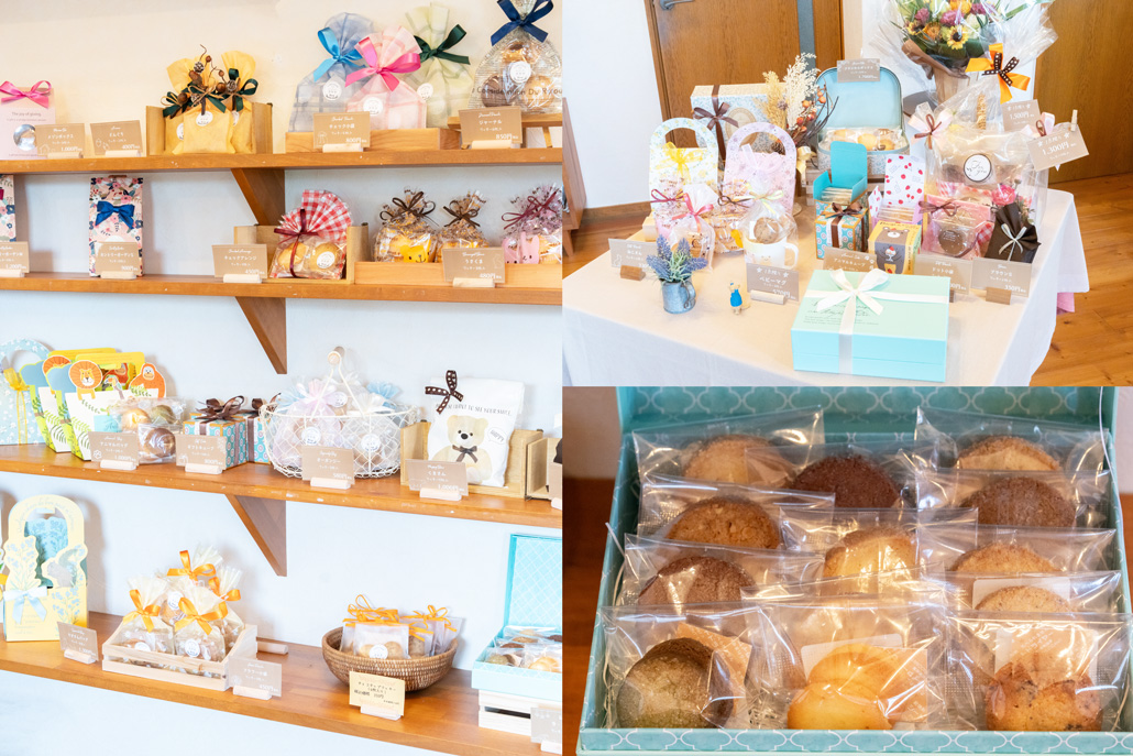 「クッキーハウス Byue（びゅーえ）」のギフト商品などの画像