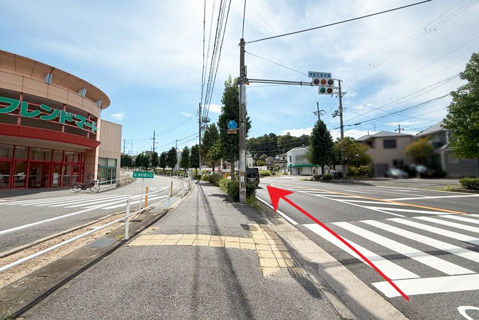 「TSUNAGIBA CAFE」行き方画像１