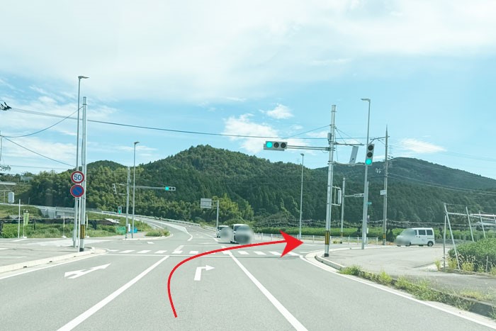 「TSUNAGIBA CAFE」行き方画像４