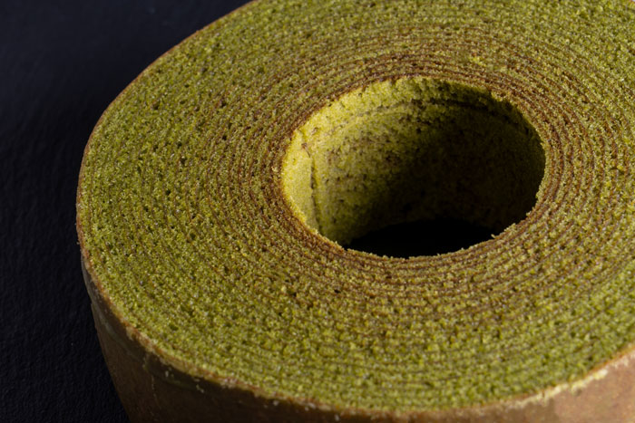 抹茶バームクーヘンの画像