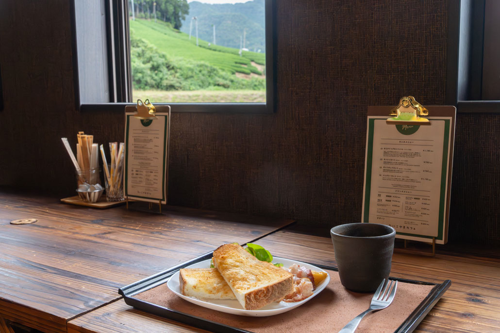 「たいこやまカフェ」　店内＆モーニング画像