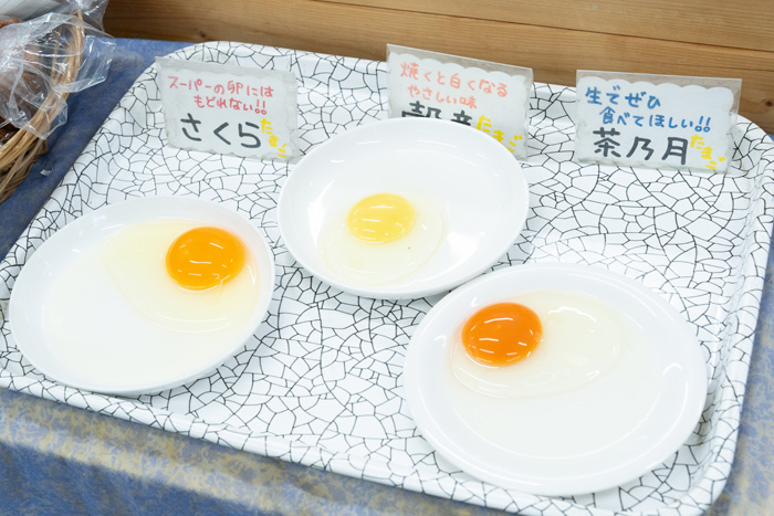たまごの直売所「ふるさとたまご村」　　３色たまごの画像