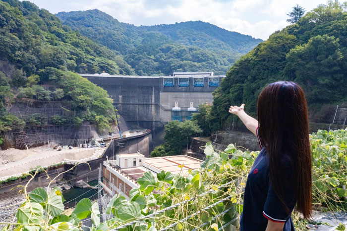 東屋あたりからの景色画像