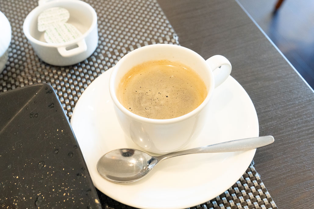 「ビストロヴァンキャトル」　ランチ食後のコーヒー画像