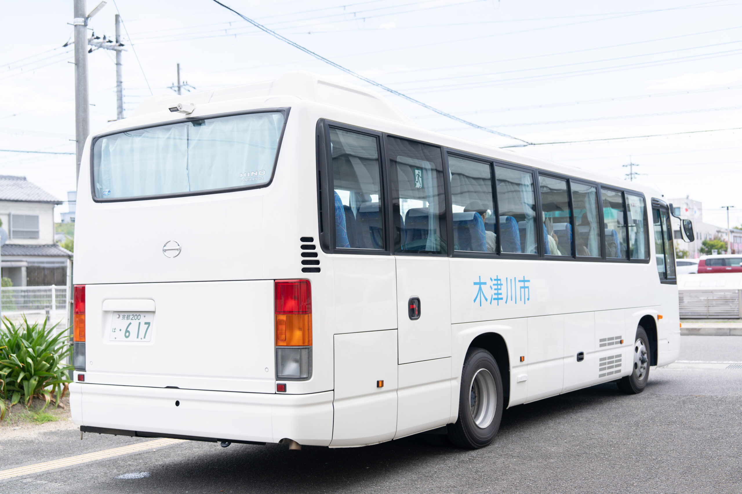 木津川アートのバスの画像