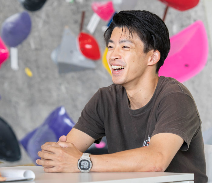 「ディーボルダリングプラス 松井山手」店長の長山様