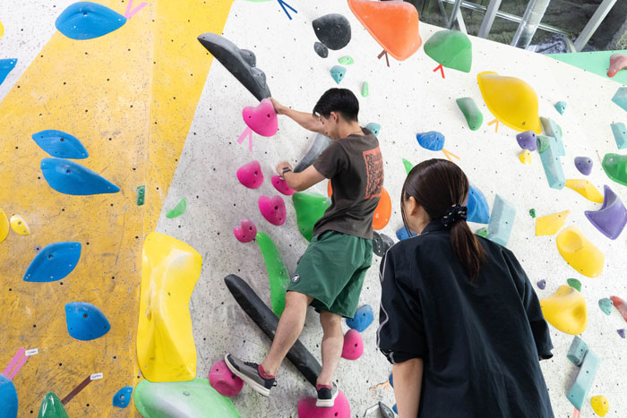 「ディーボルダリングプラス 松井山手」　ALCOスタッフ体験画像１