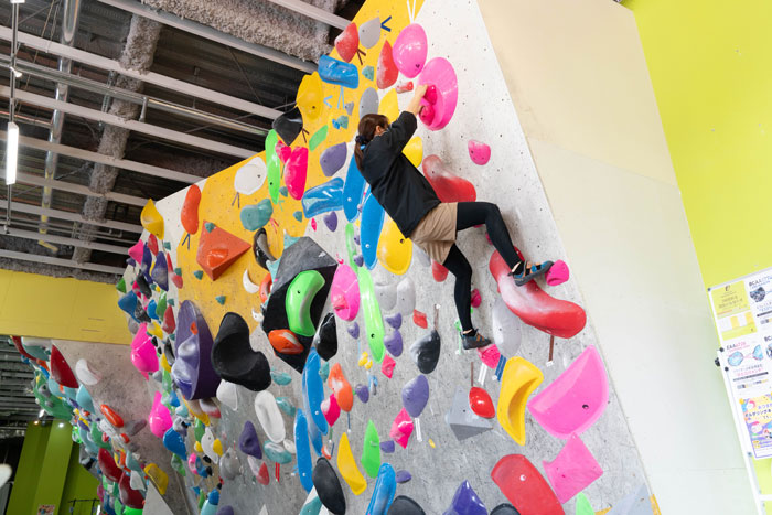 「ディーボルダリングプラス 松井山手」　ALCOスタッフ体験画像５