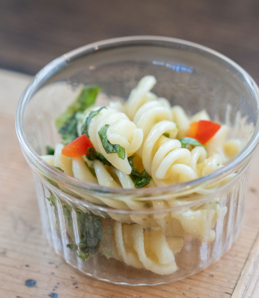 cafe ねこぱん　フレッシュバジルのショートパスタジェノベーゼの画像