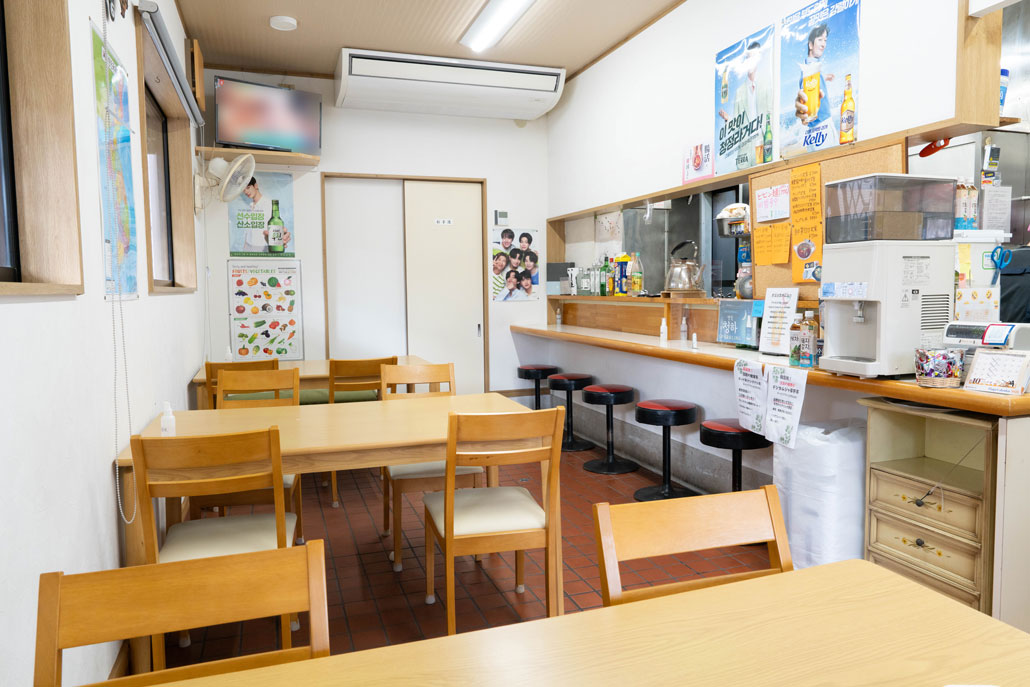 韓国食堂友情の店内画像