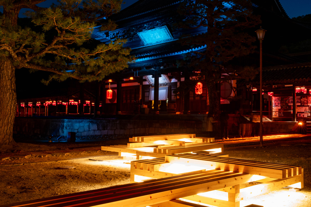萬福寺 特別拝観＆光のアートインスタレーション開催時の本堂の画像