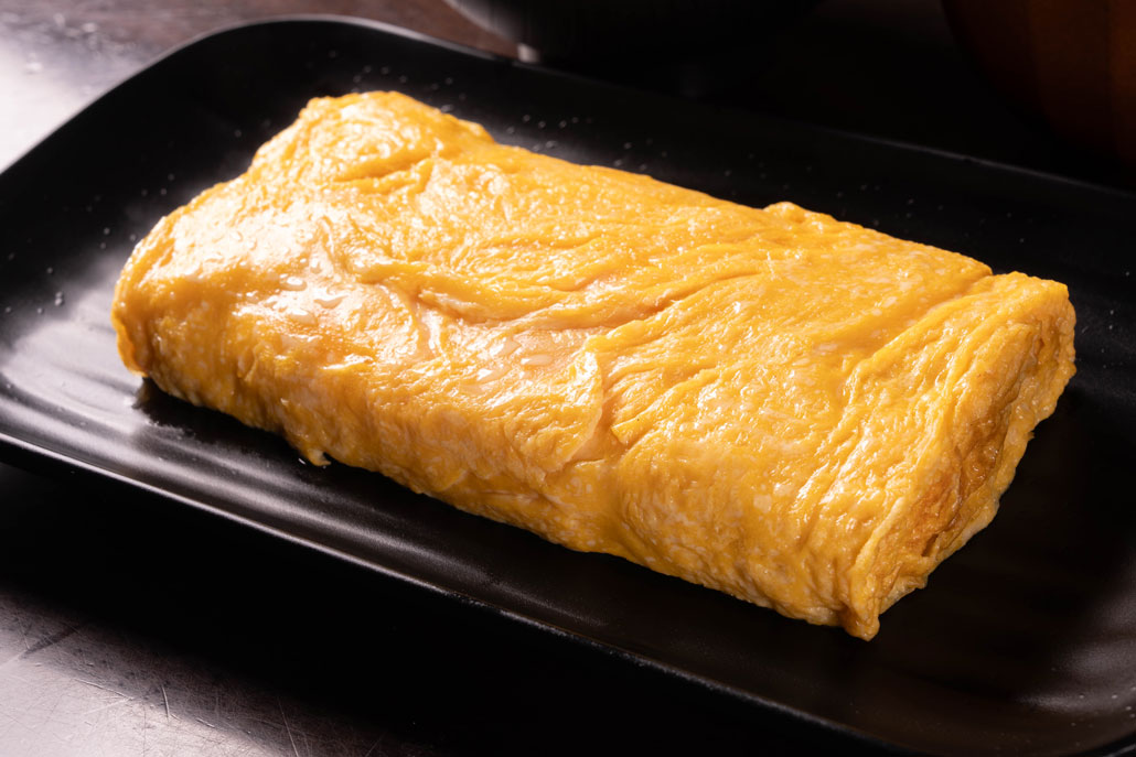 「えがおや定食 ももの木」　だし巻き画像