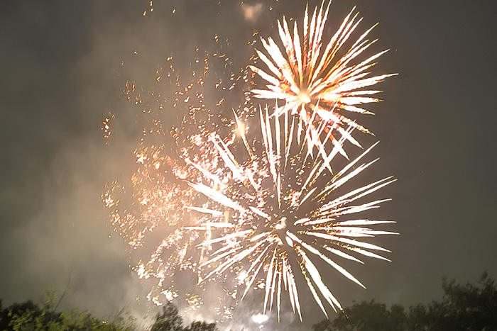 「令和７年度 和束町 茶源郷まつり」花火の画像