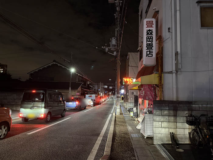 縣通りにシェアサイクル「kotobike」の場所画像